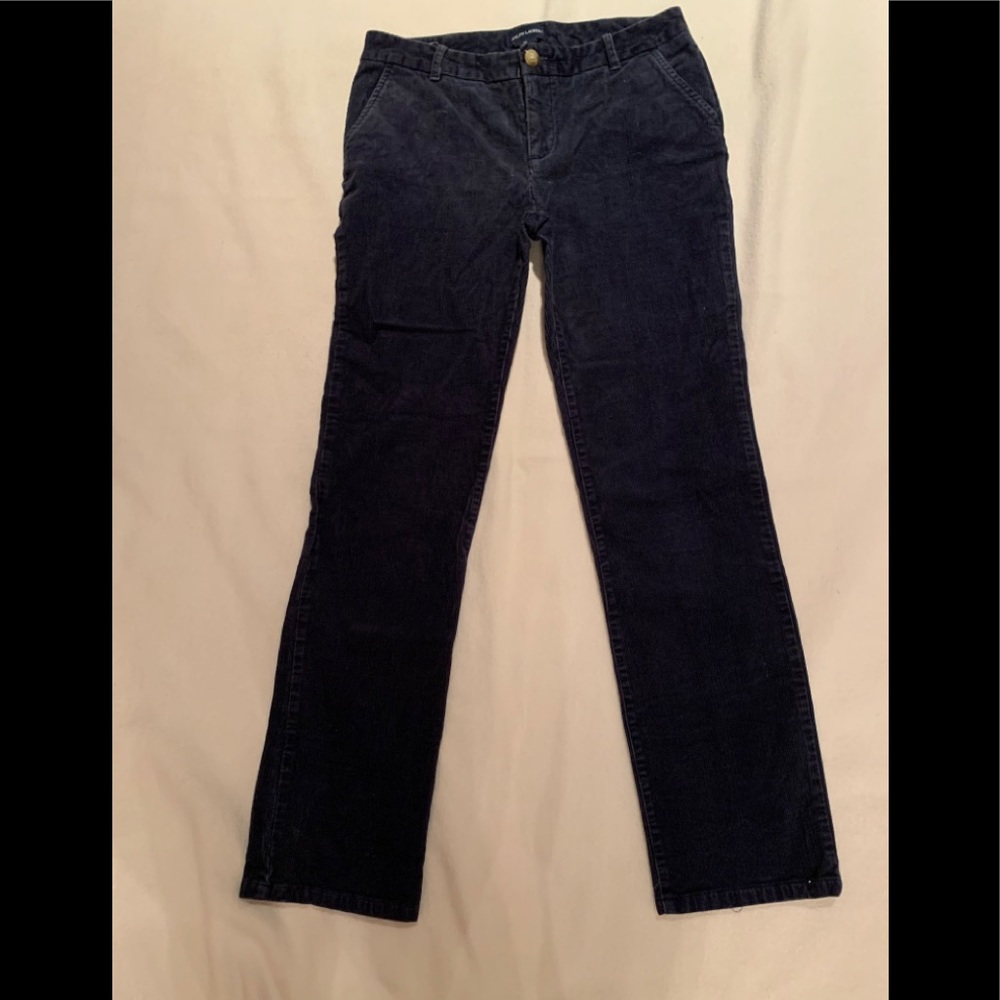 Ralph Lauren teen corduroy pants in navy